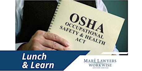 Mare Lawyers Lunch & Learn - Health & Safety Laws