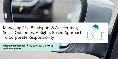 Managing Risk Blindspots & Accelerating Social Outcomes primary image