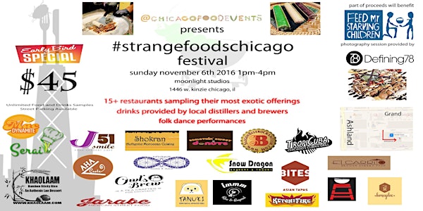 1st Annual Strange Foods Chicago Festival
