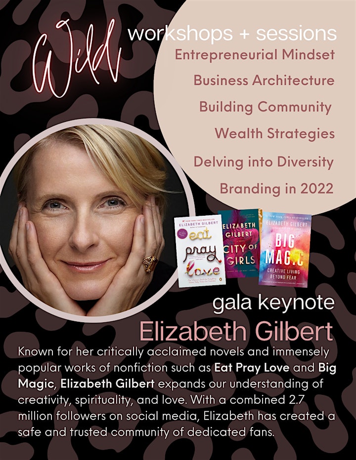 WILD Conference with Elizabeth Gilbert image