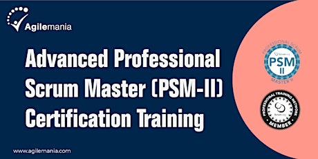 Advanced Professional Scrum Master training (PSM II) tickets