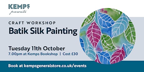 Workshop - Batik Silk Painting with Hermione tickets