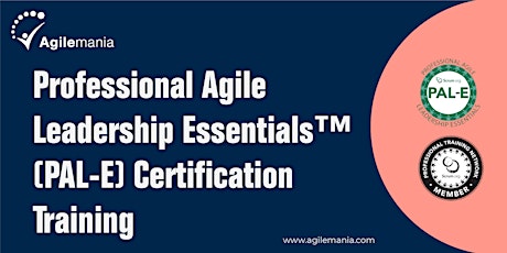 Professional Agile Leadership - Essentials (PAL-E) with certification tickets