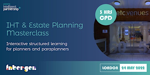 IHT & Estate Planning Masterclass for planners and paraplanners | London primary image
