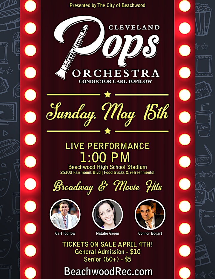 The Cleveland Pops Orchestra - Broadway & Movie Hits image