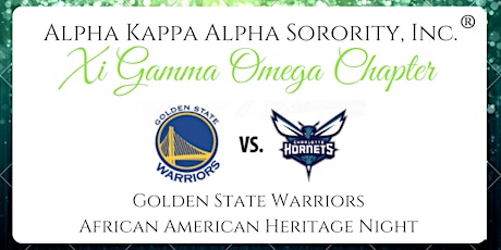 Golden State Warriors African American Heritage Night primary image