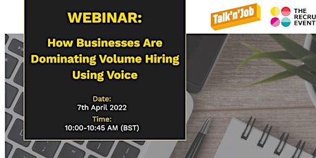 How Businesses Are Dominating Volume Hiring Using Voice primary image