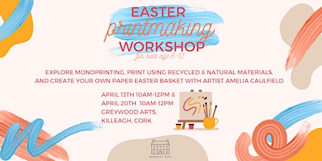 Easter Printmaking Workshop for Kids age 8-12