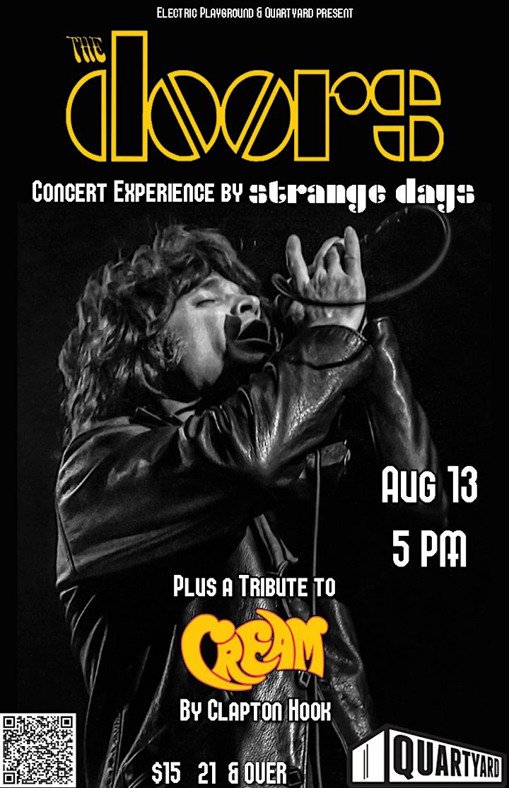 Doors Concert Experience by Strange Days & Cream Tribute by Clapton Hook image