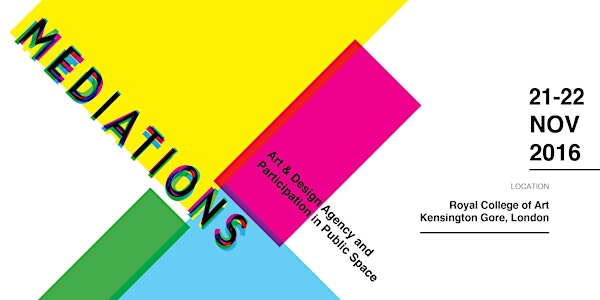 MEDIATIONS - Art & Design Agency and Participation in Public Space