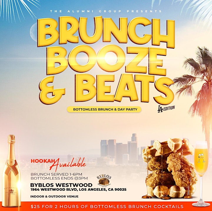 Brunch, Booze, & Beats: Bottomless Brunch & Day Party Independence Weekend image