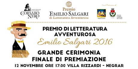Immagine principale di Cerimonia di Premiazione finale premio "Emilio Salgari" di letteratura avventurosa 2016 
