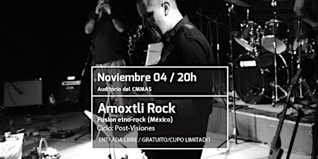 Imagen principal de Concierto Post Visiones Sonoras: AMOXTLI Etno Rock fusión