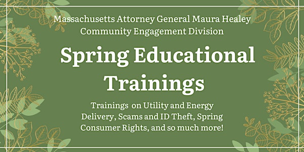 AG Healey's Spring Rights and Resources Series
