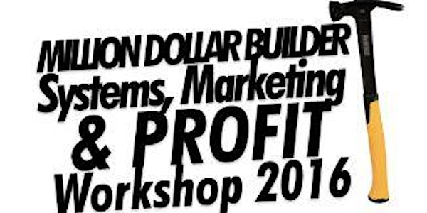 Million Dollar Builder - For Builders Who Want to  Systemise Their Business - Grow Their Profits
