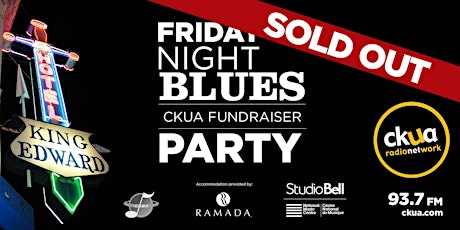 CKUA's Friday Night Blues Party with Tim Williams, Debra Power & Bill Dowey primary image