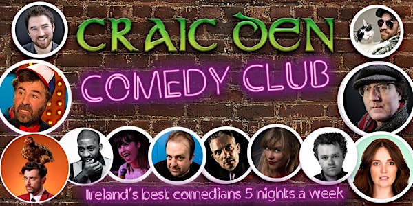 Craic Den Comedy Club @ Mulligan & Haines - Fred Cooke + Guests