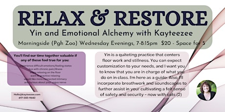 Imagen principal de Relax and Restore with Kayteezee