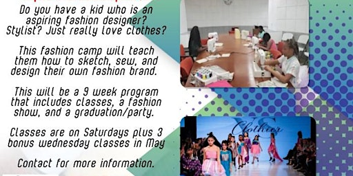 Kids Fashion Design camp
