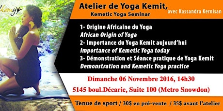 Image principale de Atelier de Yoga Kemit