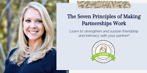 Imagem principal do evento The Seven Principles for Making Partnerships Work