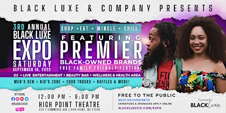 3rd Annual Black Luxe Expo tickets