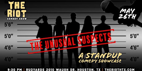 The Riot Comedy Show  presents "The Unusual Suspects" tickets