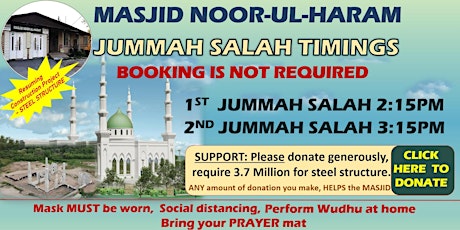 JUMMA  SALAH tickets