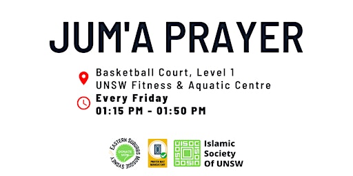 Jum`a (Friday) Prayer by ISOC UNSW Every week