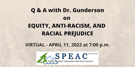 Q&A - Equity, Anti-Racism, and Racial Prejudice  with Dr. Lisa Gunderson primary image