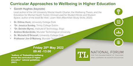 Curricular Approaches to Wellbeing in Higher Education tickets