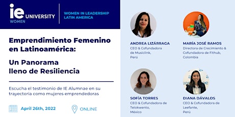 Imagem principal do evento Emprendimiento Femenino en Latinoamérica: Un Panorama Lleno de Resiliencia