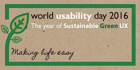 World Usability Day 2016 primary image