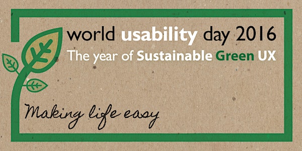 World Usability Day 2016