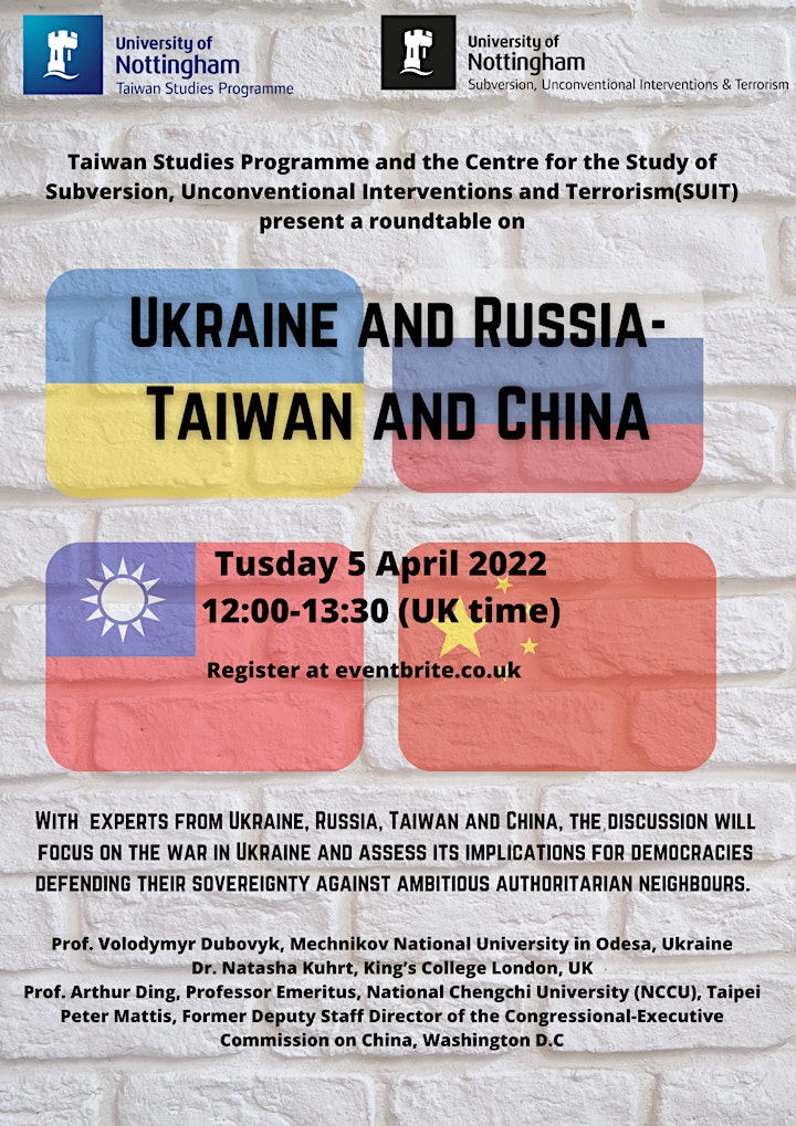 
		Roundtable on Ukraine and Russia-Taiwan and China image
