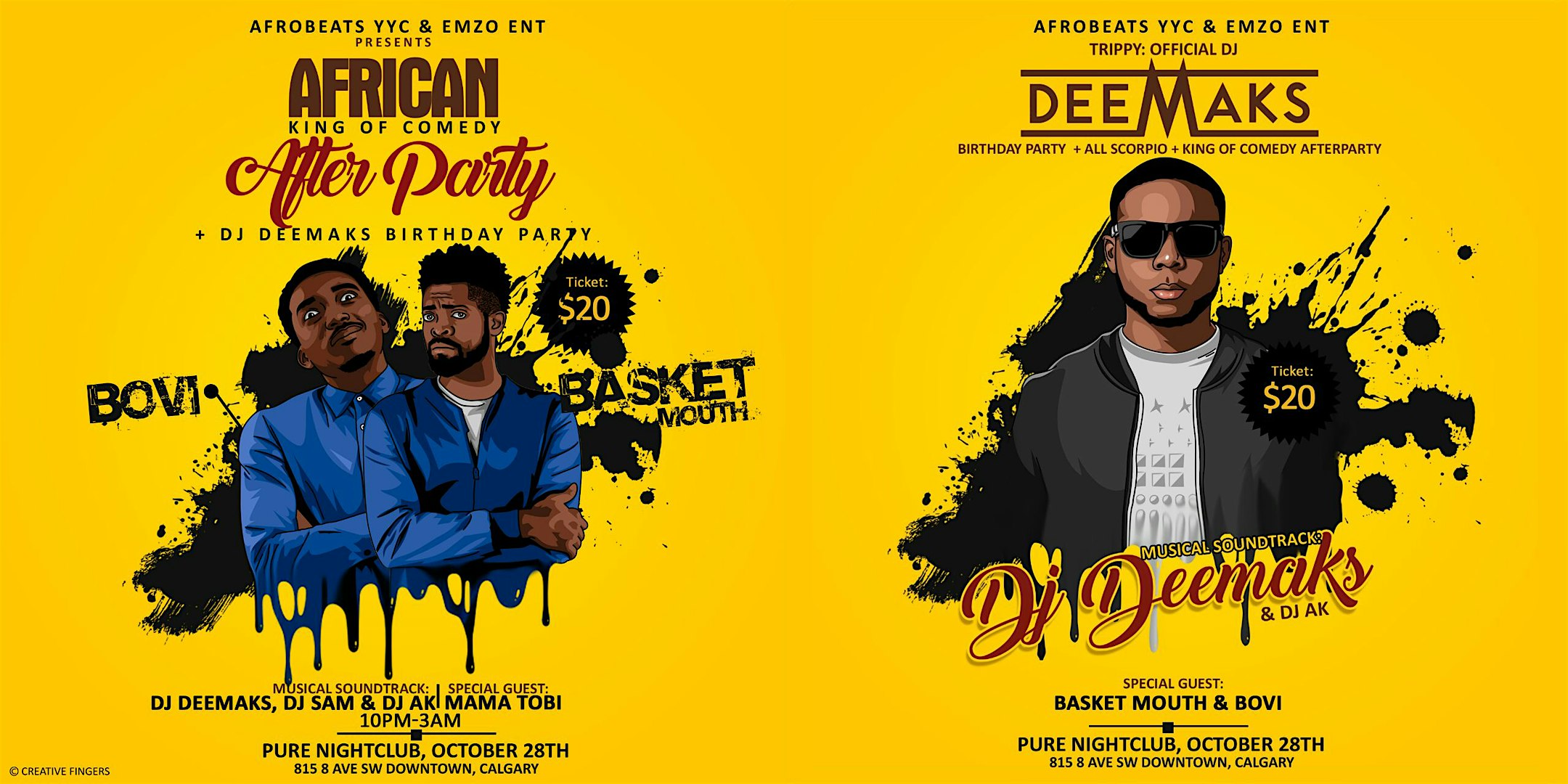 KINGS OF COMEDY AFTER PARTY + DJ DEEMAKS BIRTHDAY PARTY event poster