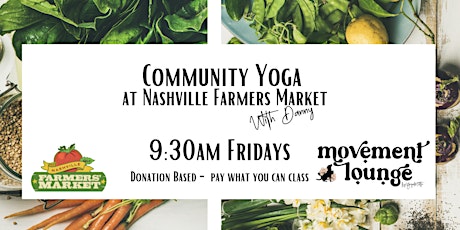 Community Yoga at the Nashville Farmers Market
