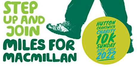Hutton Cranswick 10k for MACMILLAN CANCER SUPPORT tickets
