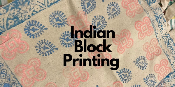 Indian Block Printing - Mansfield Central Library - Community Learning