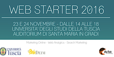Immagine principale di Web Starter 2.0 - L'Inbound Marketing in Università 