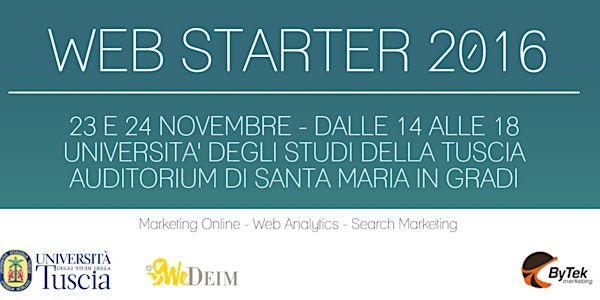Web Starter 2.0 - L'Inbound Marketing in Università
