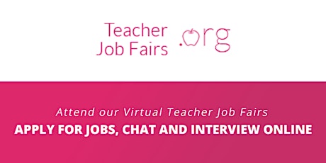 National Virtual Teacher Job Fair May May 19, 2022 tickets
