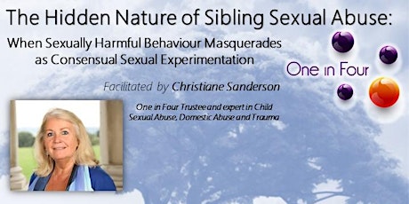 The Hidden Nature of Sibling Sexual Abuse tickets