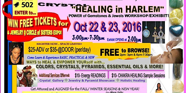 Imani's Creations - Crystal "HEALING in HARLEM" BAZAAR & WORKSHOP!