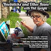 'Knobsticks' and other roses - traditional canal art with Phil Speight