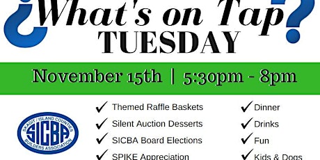 What's On Tap Tuesday? - November SICBA event primary image