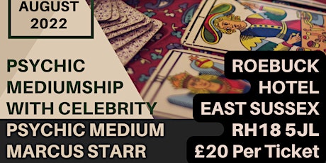 Psychic Mediumship Event with Celebrity Psychic Marcus Starr @ Roebuck Hote tickets
