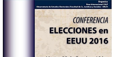 Imagen principal de 3926 - CONFERENCIA: Elecciones en EEUU 2016