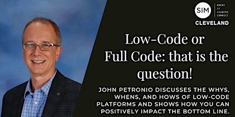 Low-Code with John Petronio primary image