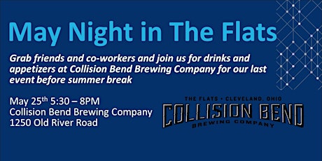 May Night Out in The Flats at Collision Bend Brewing Company tickets